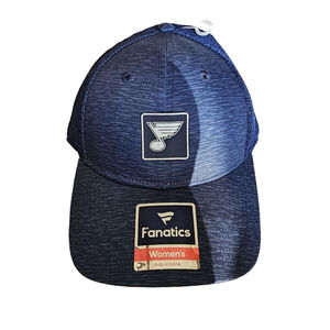 Women's Fanatics NHL St. Louis Blues Hat Adjustable Navy Blue